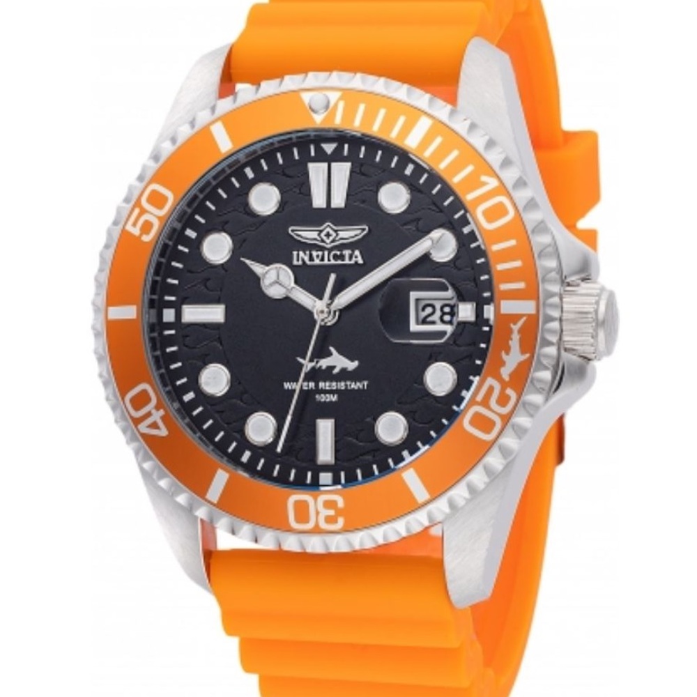 Invicta Orange and Black Dive Watch
